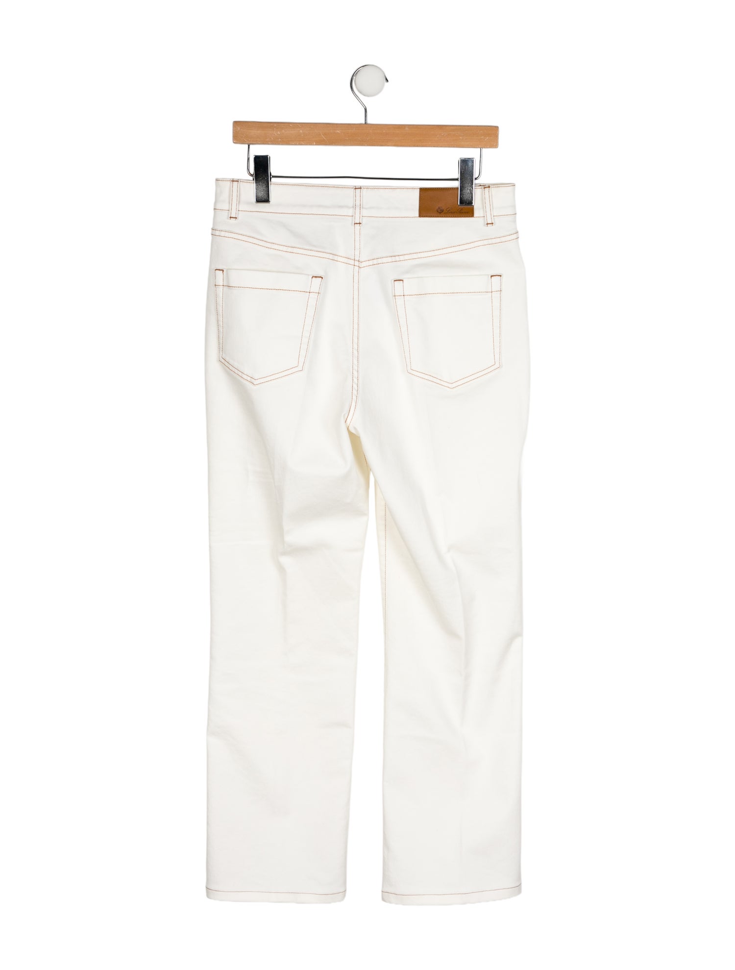 Loro Piana High-Rise Wide Leg Jeans