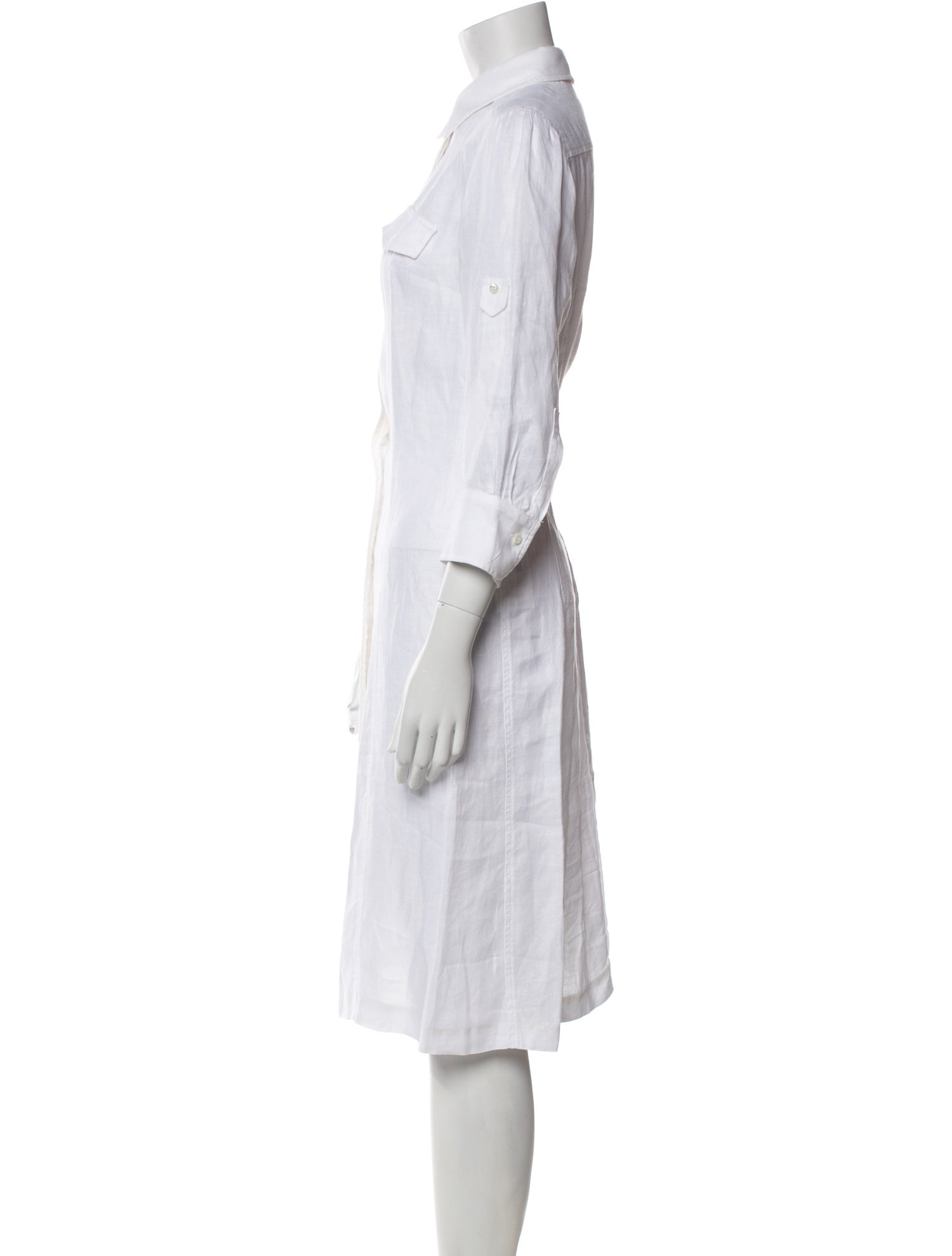Loro Piana Linen Midi Length Dress