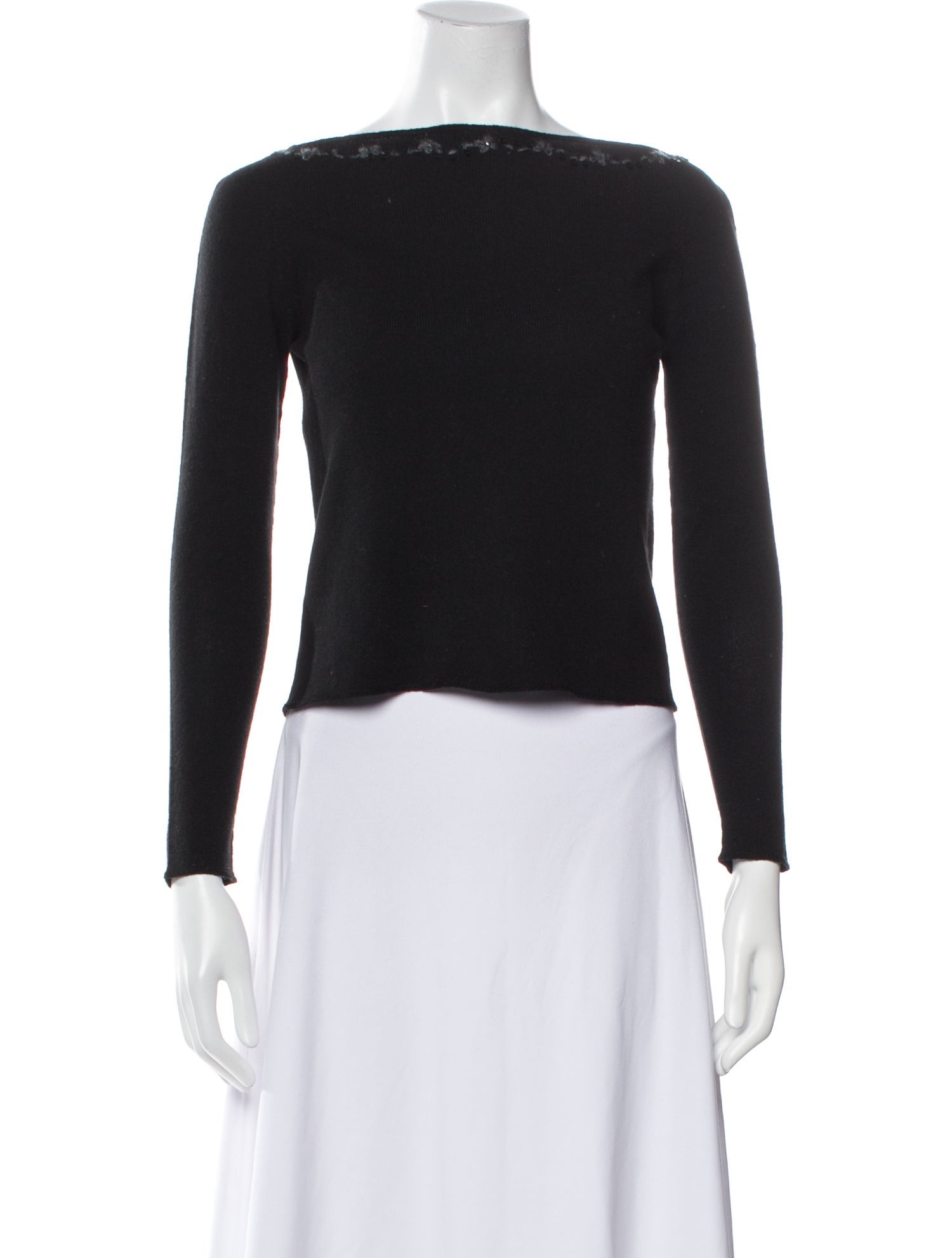 Loro Piana Cashmere Bateau Neckline Sweater