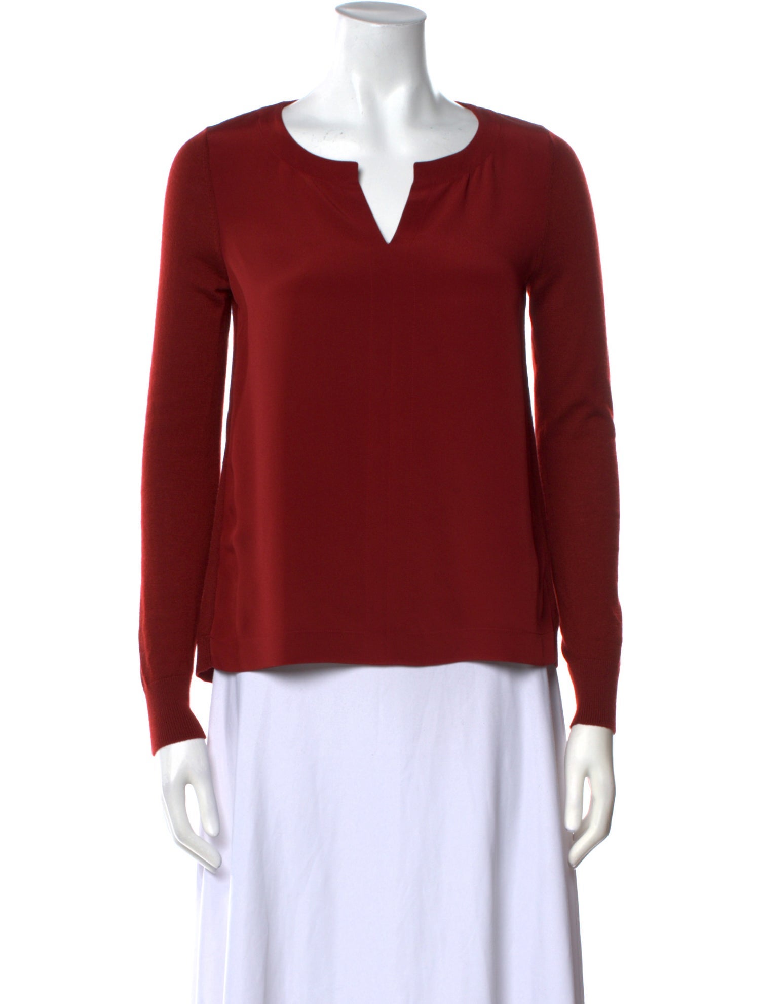 Loro Piana Silk V-Neck Blouse