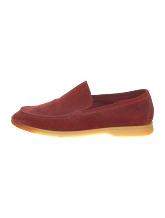Loro Piana Summer Walk Suede Loafers