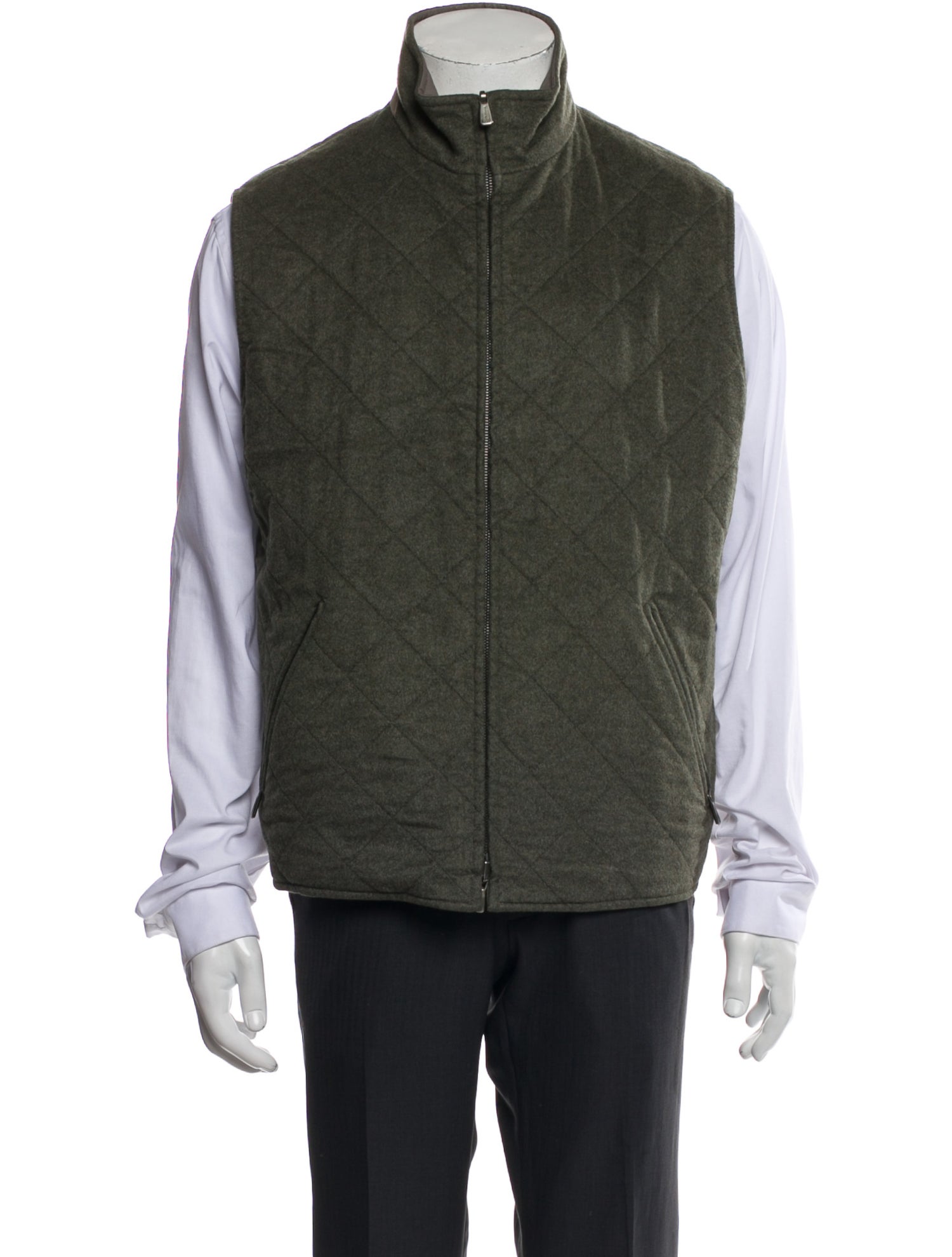 Loro Piana Reversible Storm System Cashmere Vest