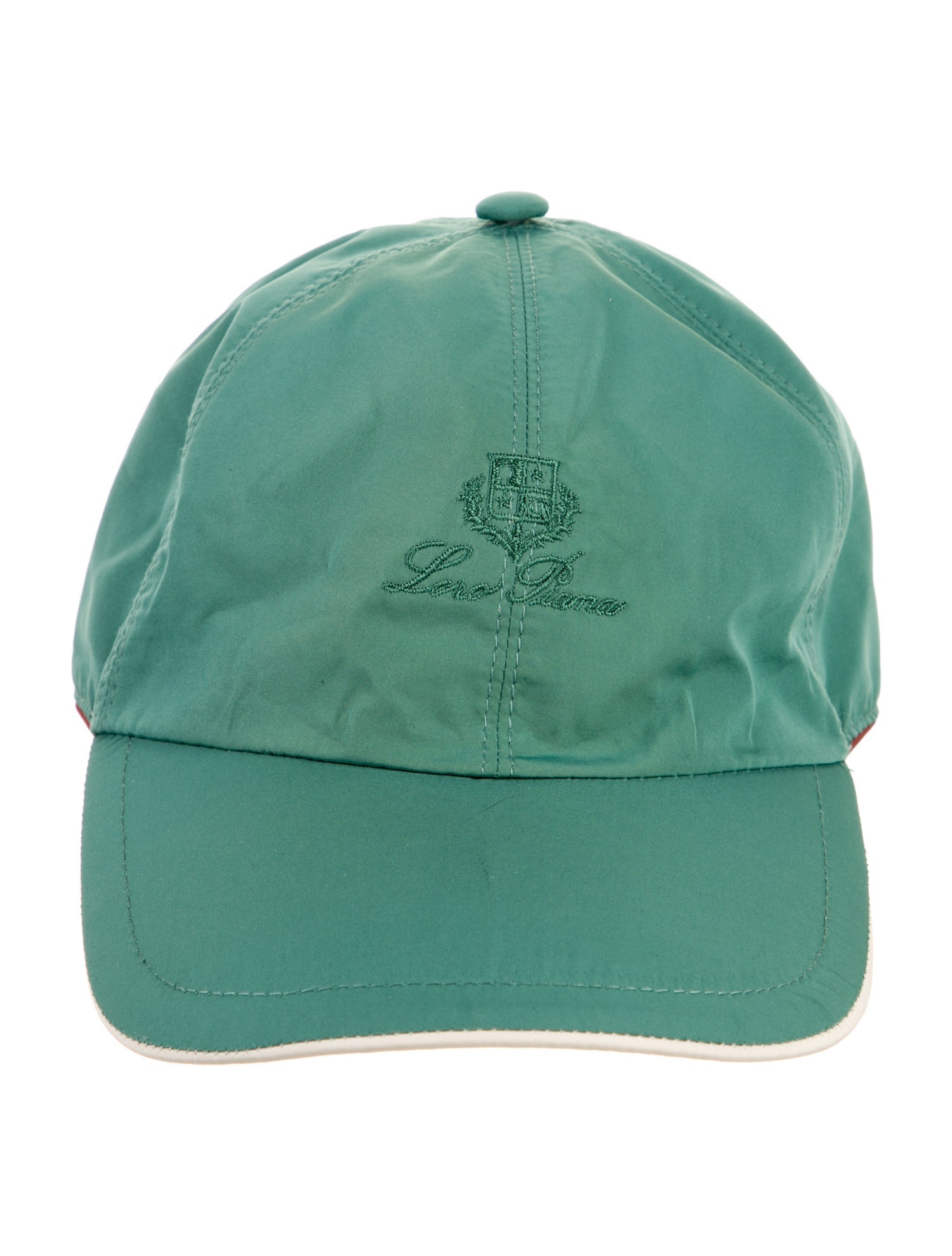 Loro Piana green pattern print baseball cap w/Tags