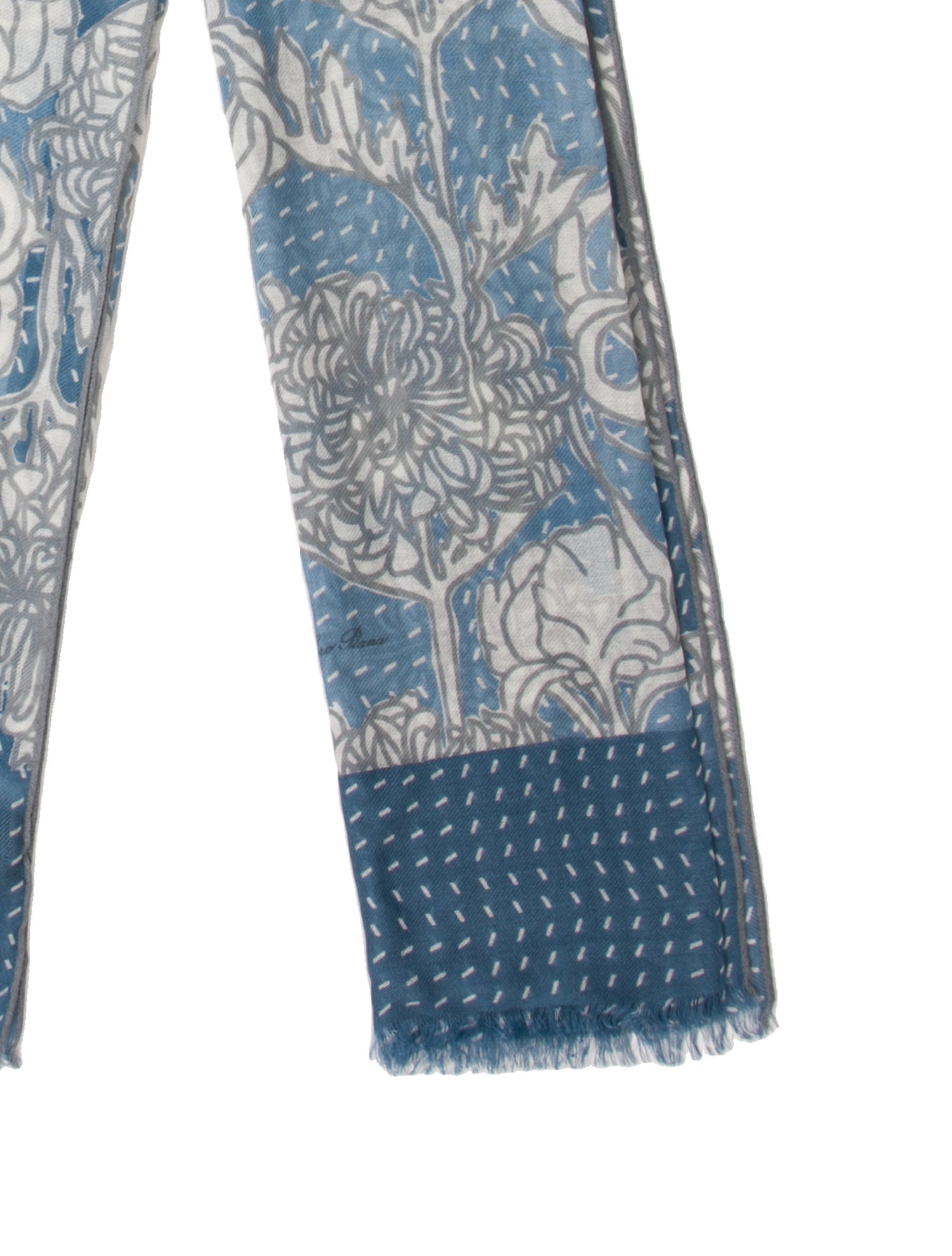 Loro Piana Cashmere Paisley Print Scarf