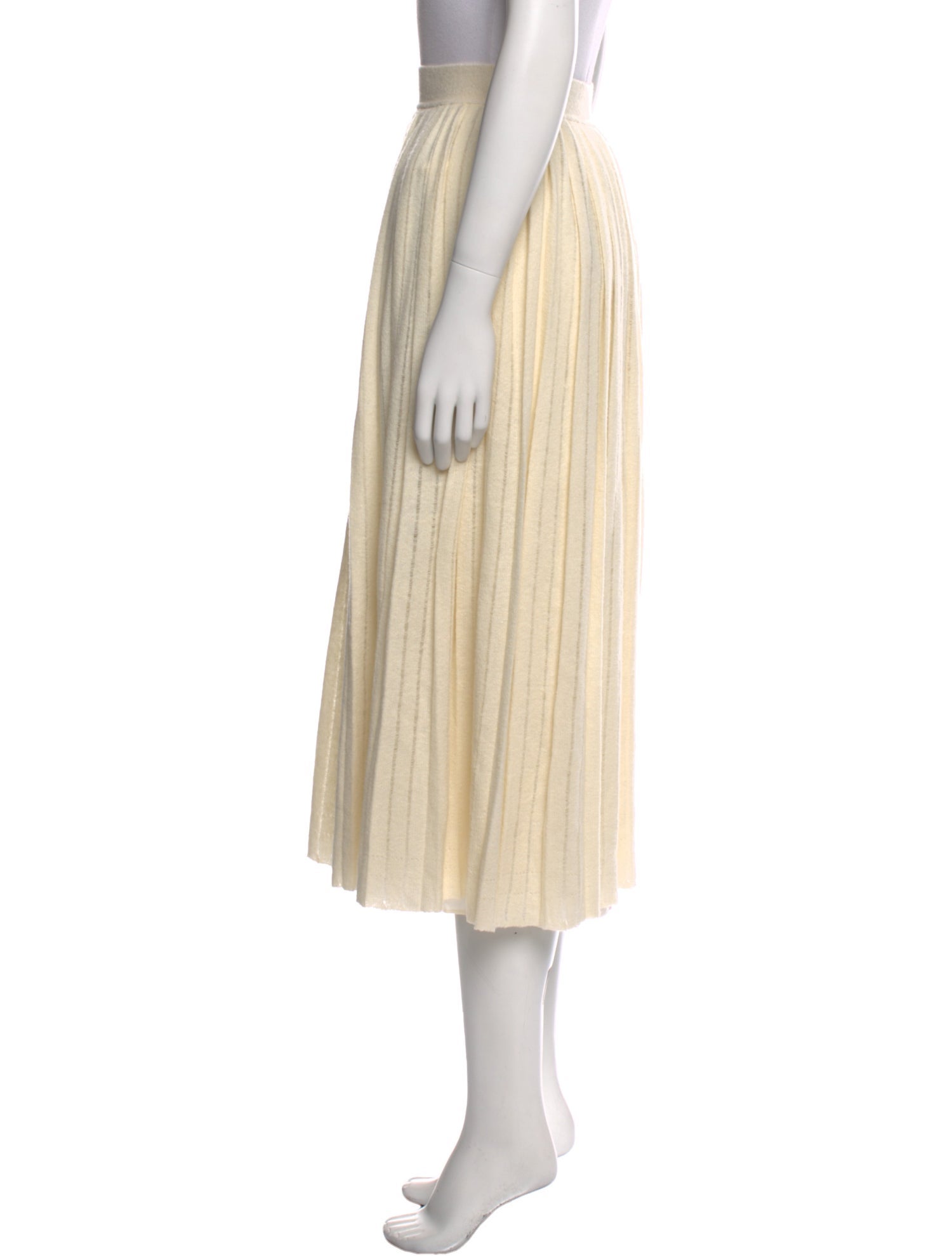 Loro Piana Cashmere Midi Length Skirt