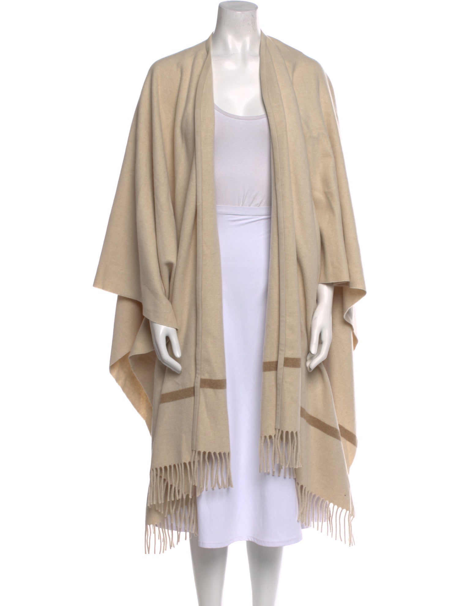 Loro Piana Cashmere Striped Shawl w/ Tags