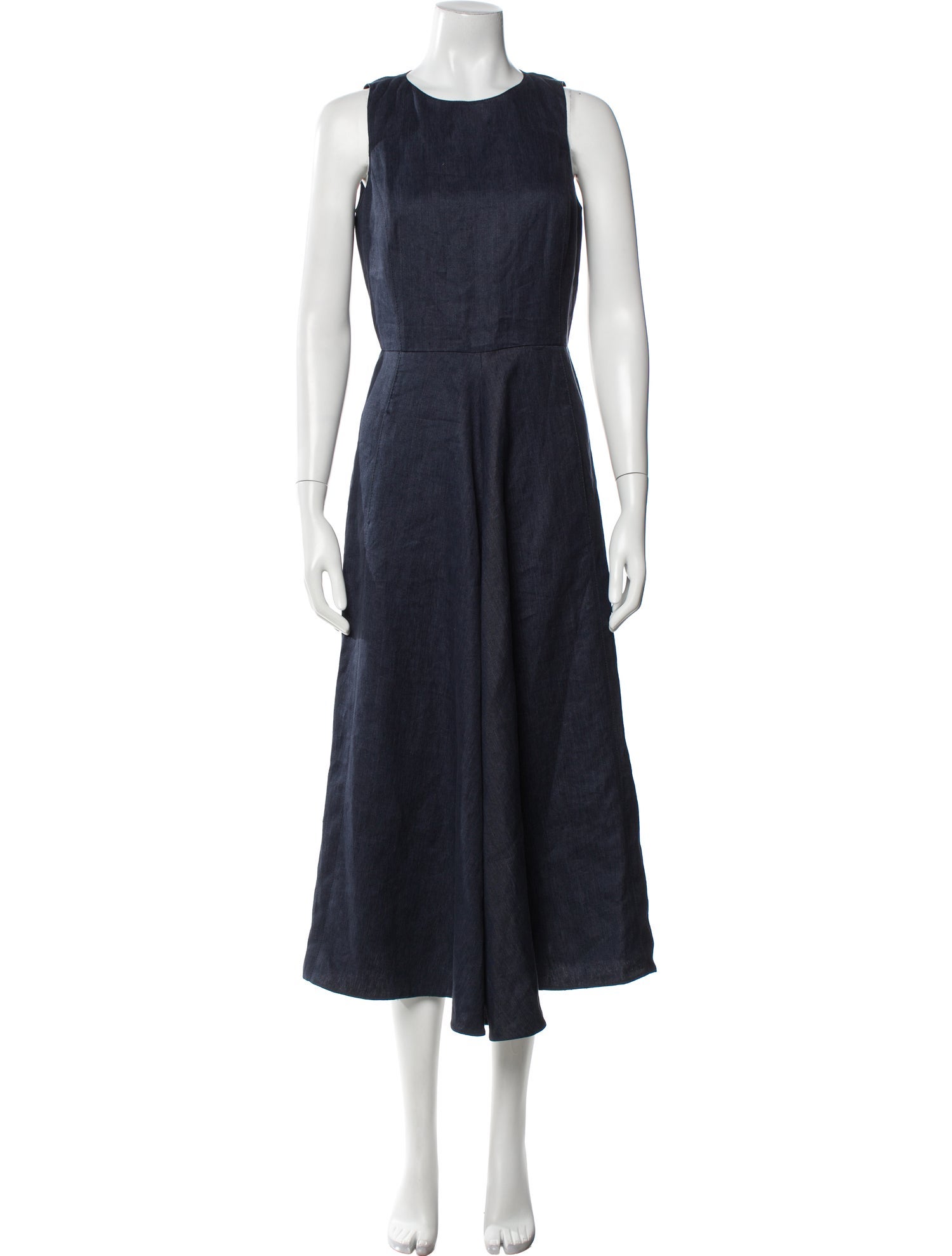 Loro Piana Linen Flower Long Dress