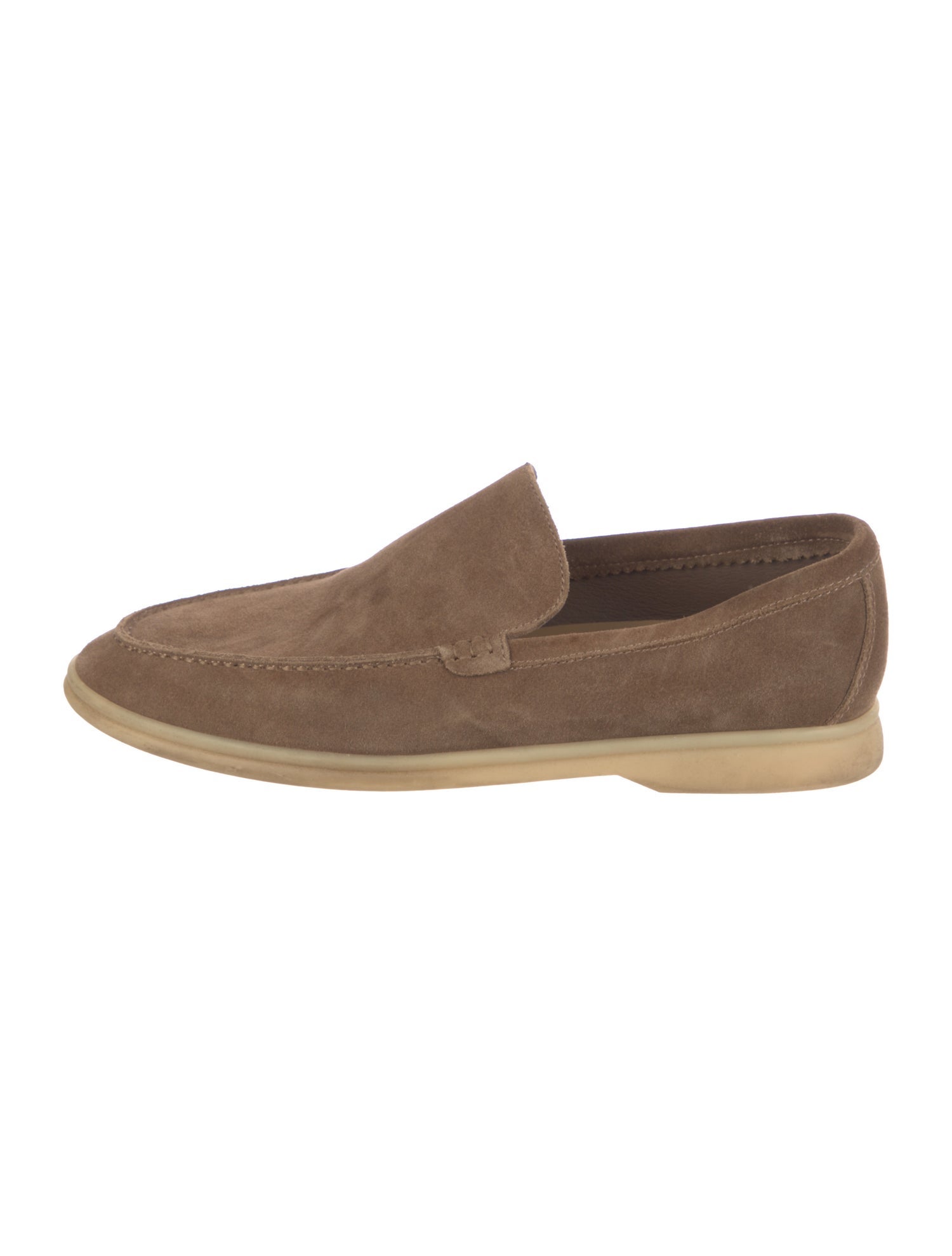 Loro Piana Summer Walk Suede Boat Shoes