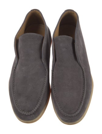 Loro Piana Open Walk Suede Loafers