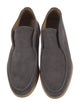 Loro Piana Open Walk Suede Loafers