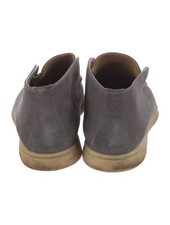 Loro Piana Open Walk Suede Loafers