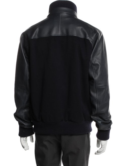 Loro Piana Reece Vicuña Green Storm System Vicuña Bomber Jacket