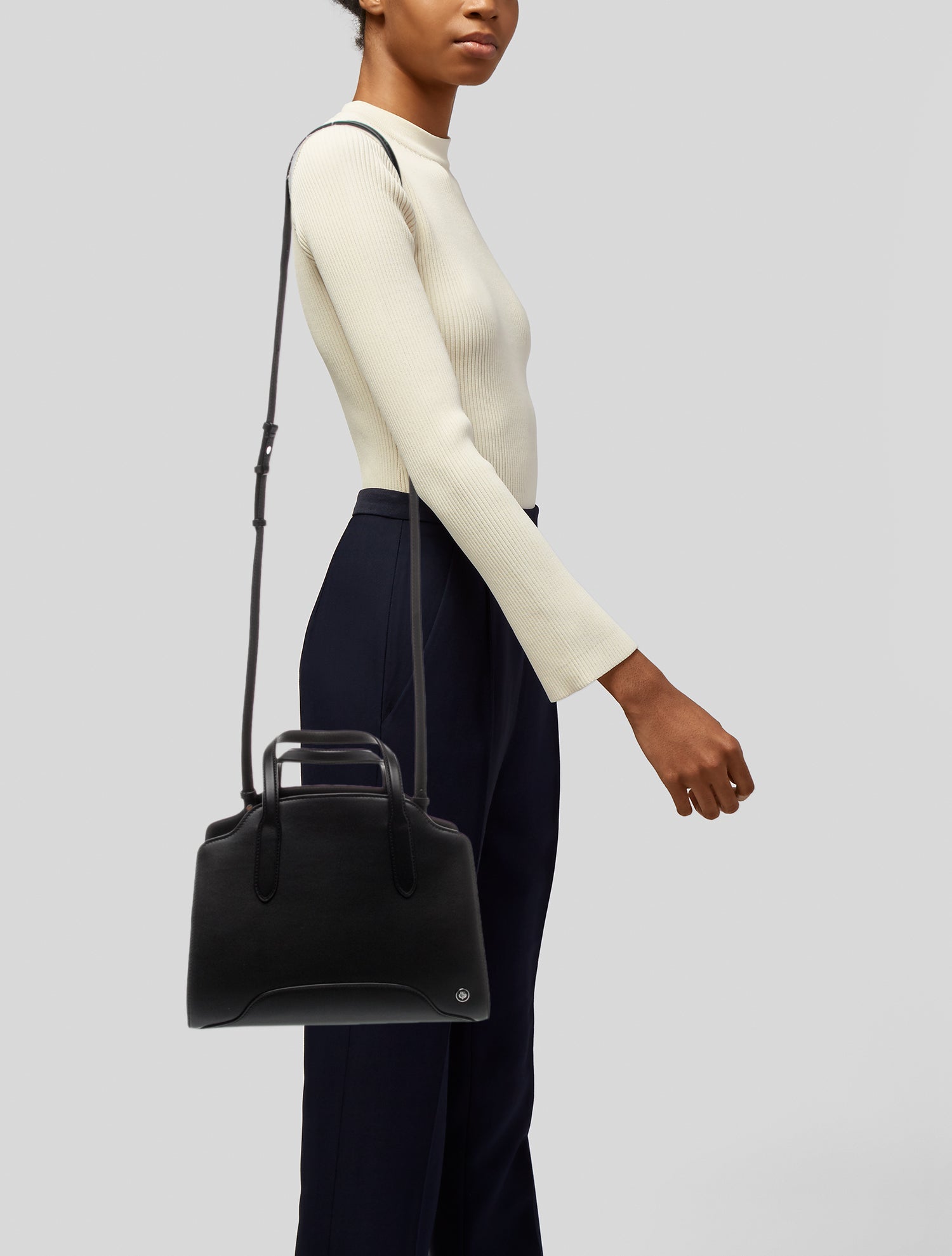 Loro Piana Leather Sesia Medium