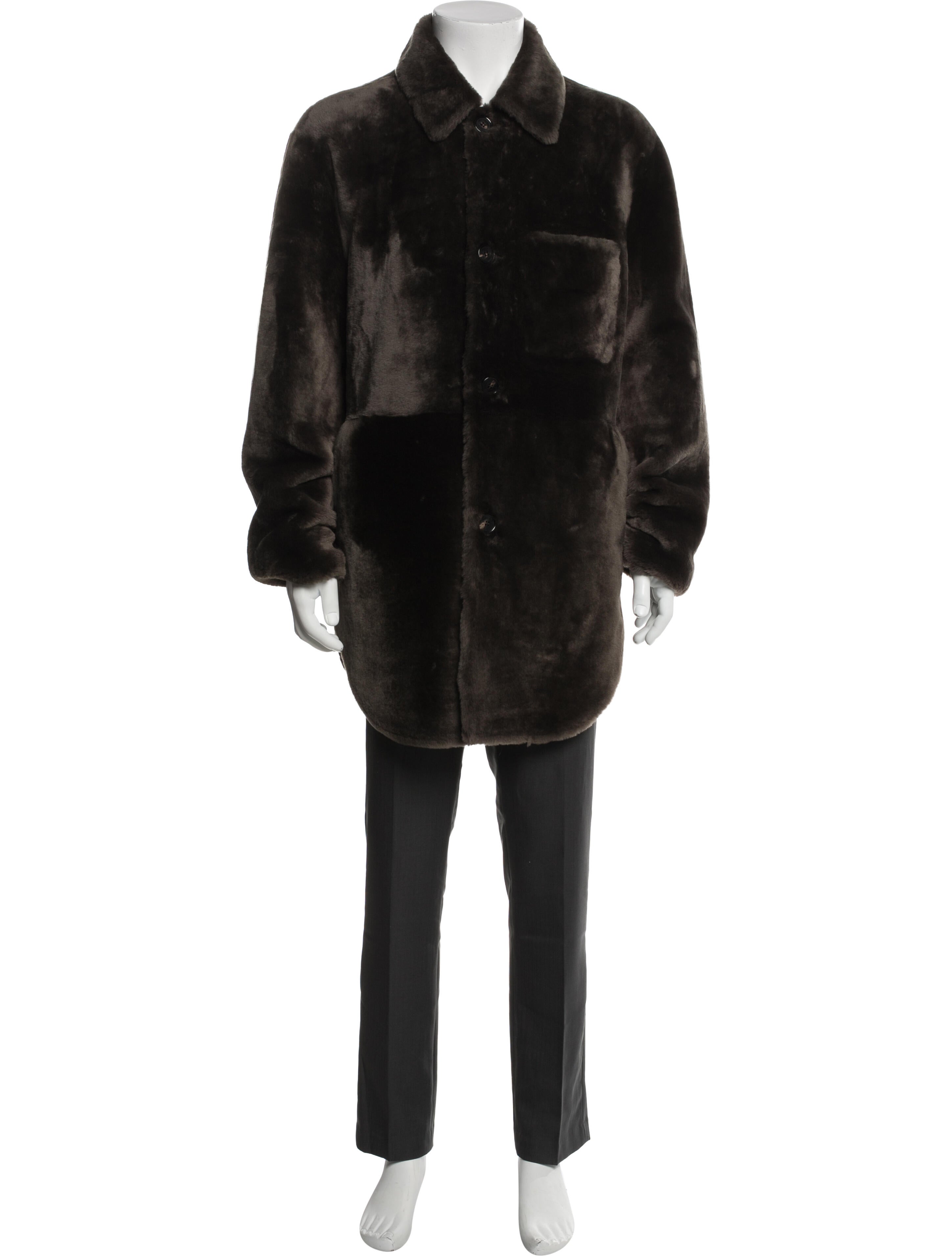 Loro Piana Aldo Shearling Overshirt Shearling Overcoat