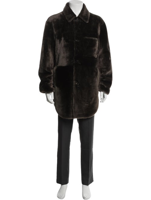 Loro Piana Aldo Shearling Overshirt Shearling Overcoat