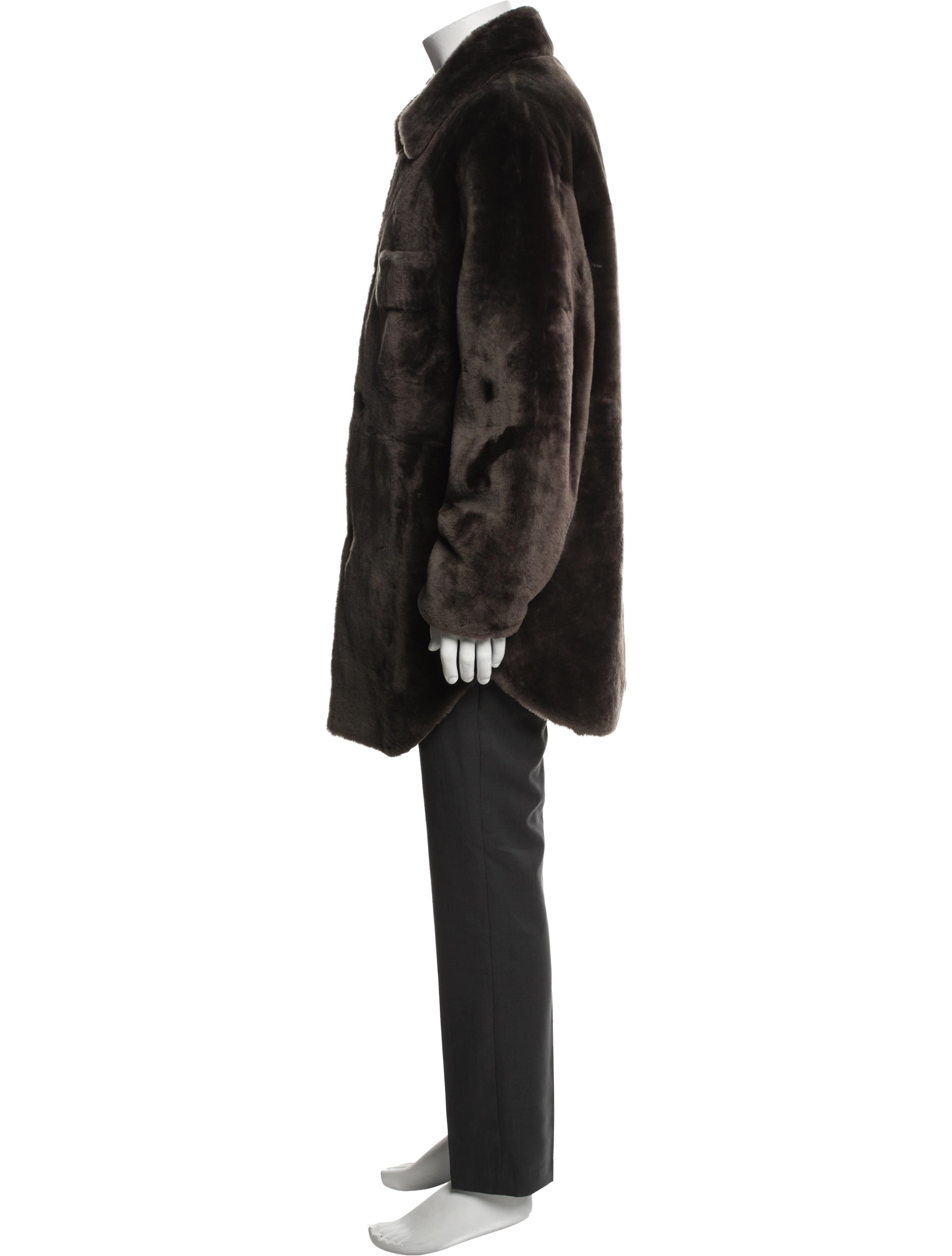 Loro Piana Aldo Shearling Overshirt Shearling Overcoat