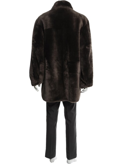 Loro Piana Aldo Shearling Overshirt Shearling Overcoat