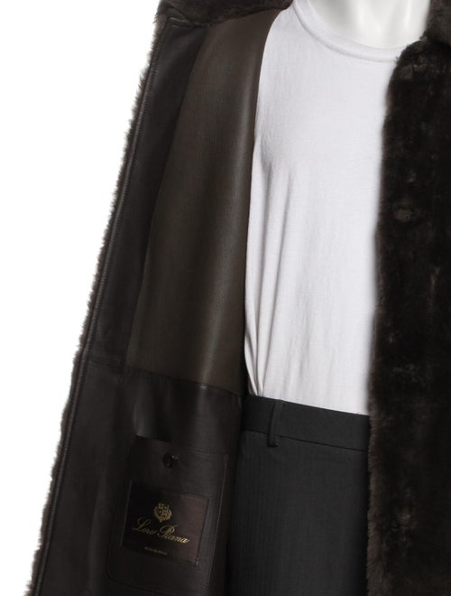 Loro Piana Aldo Shearling Overshirt Shearling Overcoat