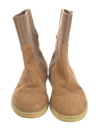 Loro Piana Cocoon Suede Sock Boots