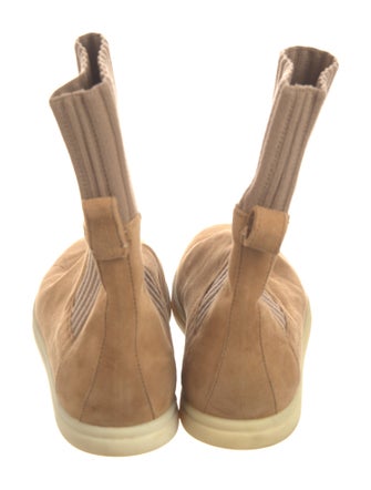 Loro Piana Cocoon Suede Sock Boots