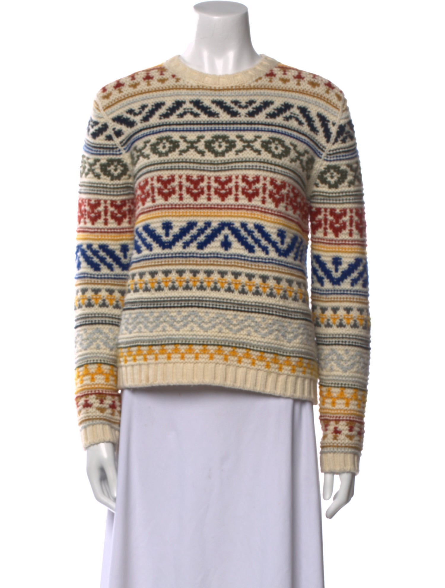 Loro Piana Bernina Fair Isle Cashmere Sweater