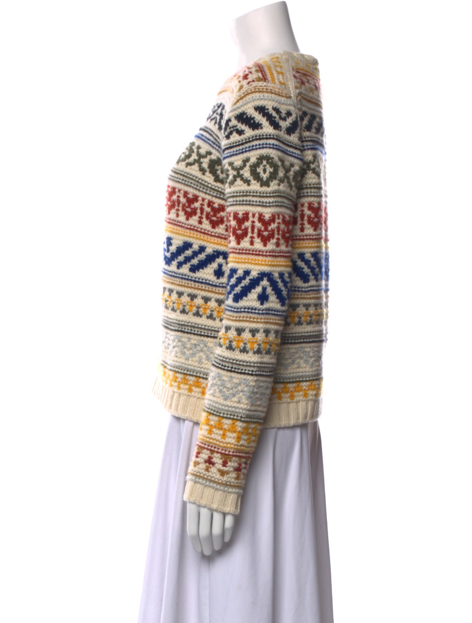 Loro Piana Bernina Fair Isle Cashmere Sweater