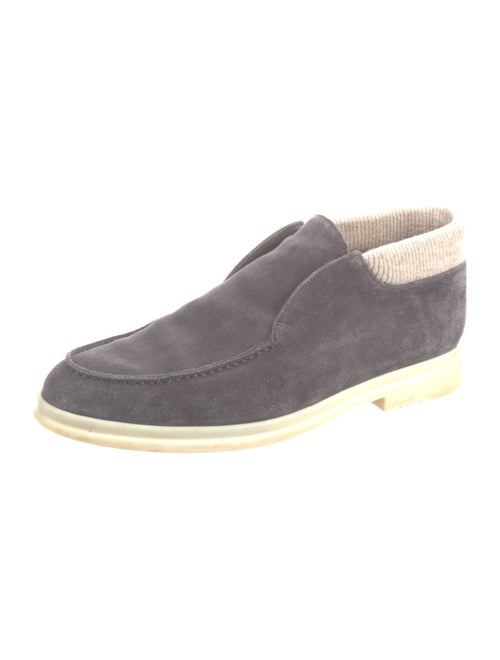 Loro Piana Open Walk Suede Loafers