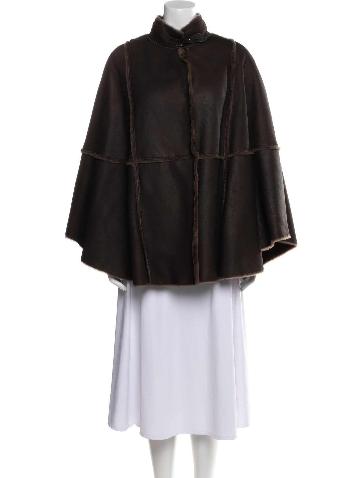 Loro Piana Leather Fur Jacket