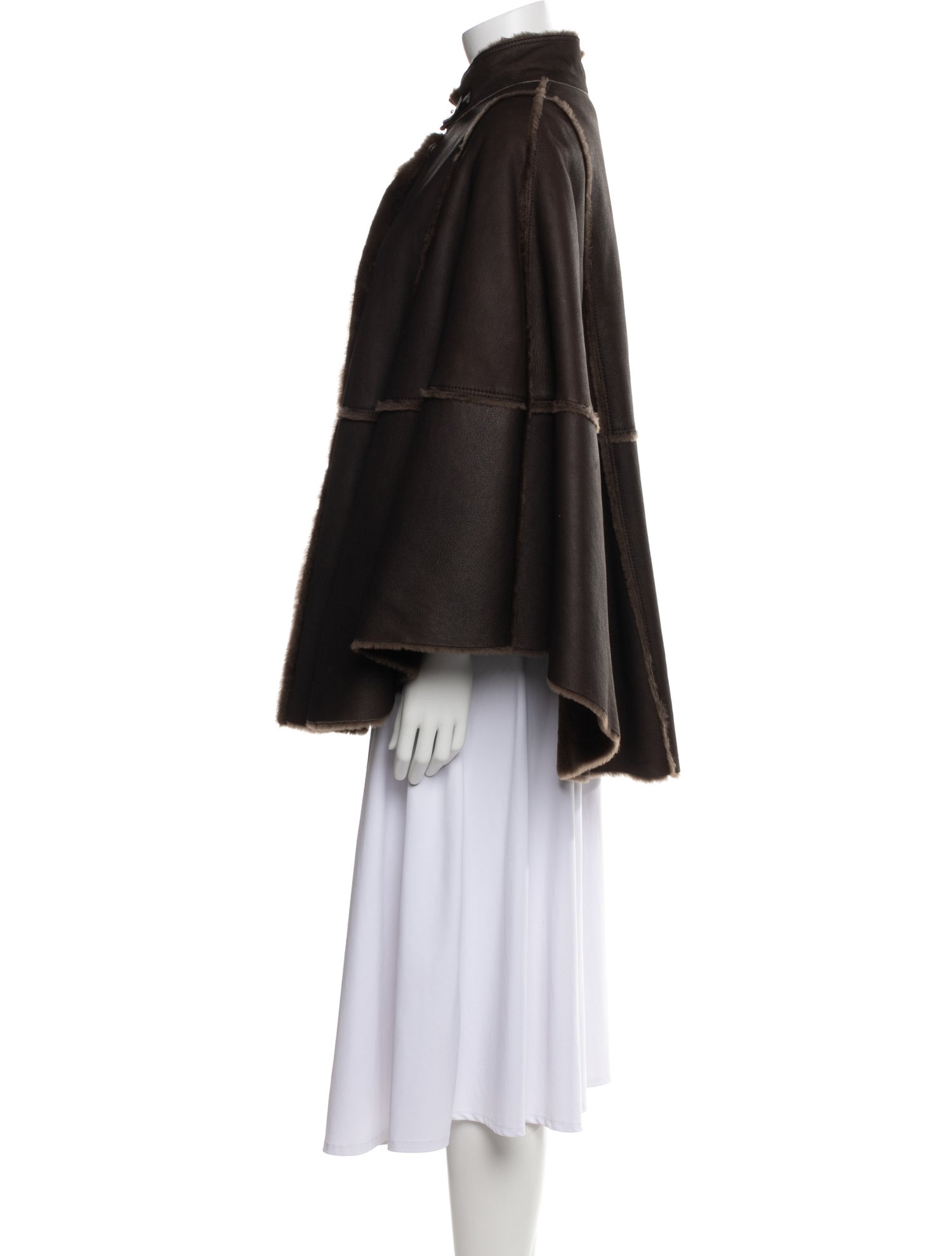 Loro Piana Leather Fur Jacket