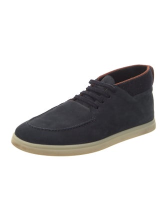 Loro Piana Soho Walk Suede Oxfords