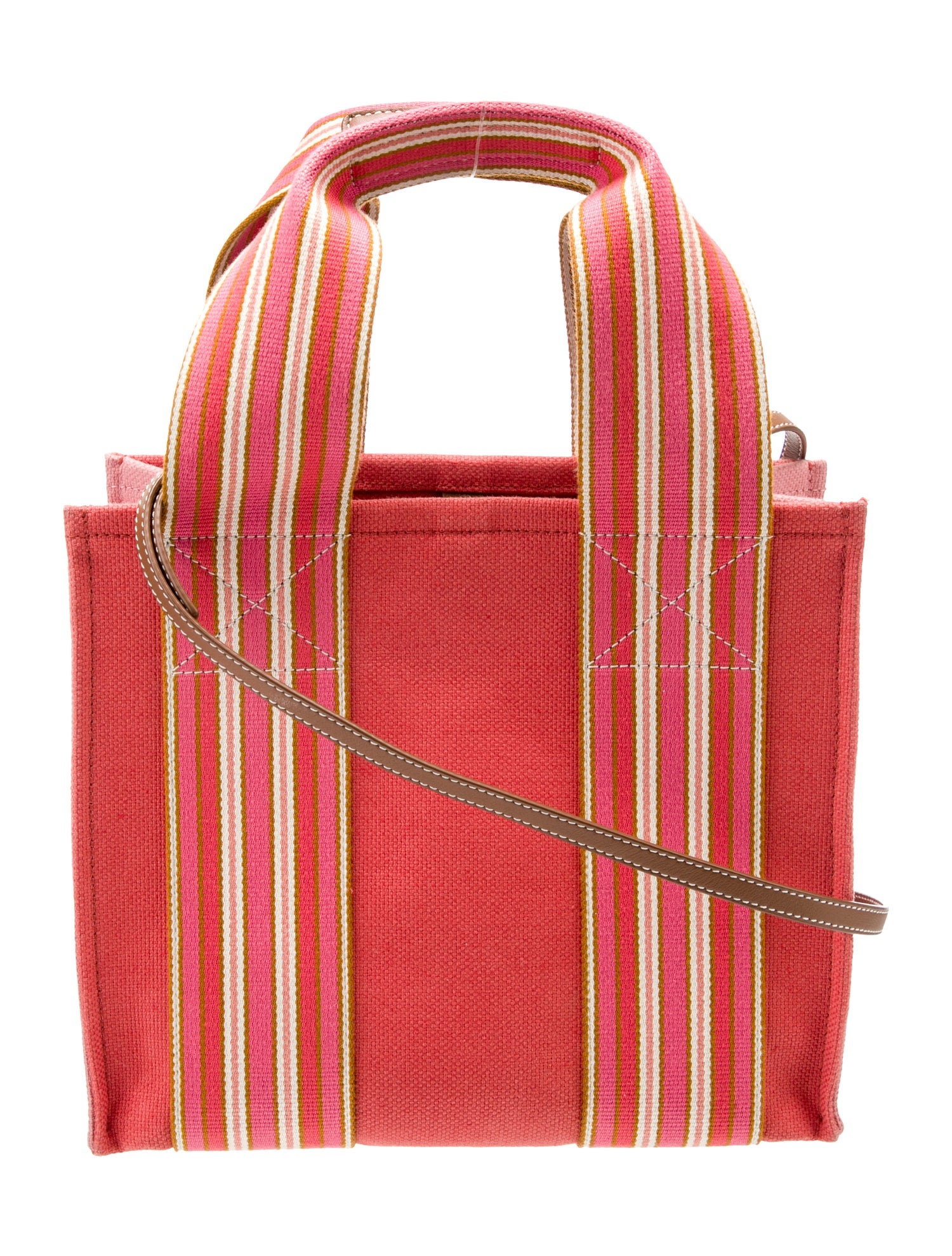 Loro Piana Canvas Suitcase Stripe Mini