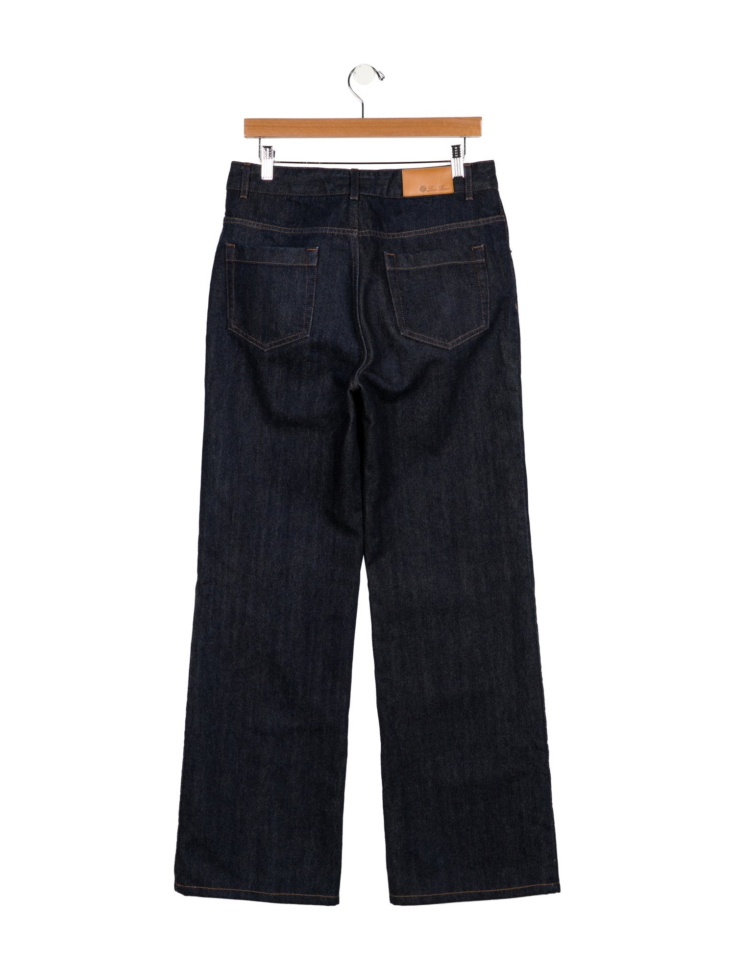 Loro Piana High-Rise Wide Leg Jeans