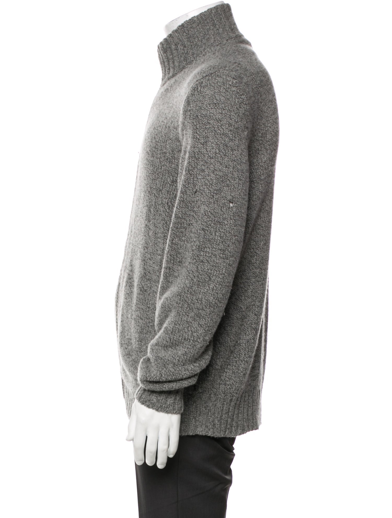 Loro Piana Baby Cashmere Turtleneck Cardigan