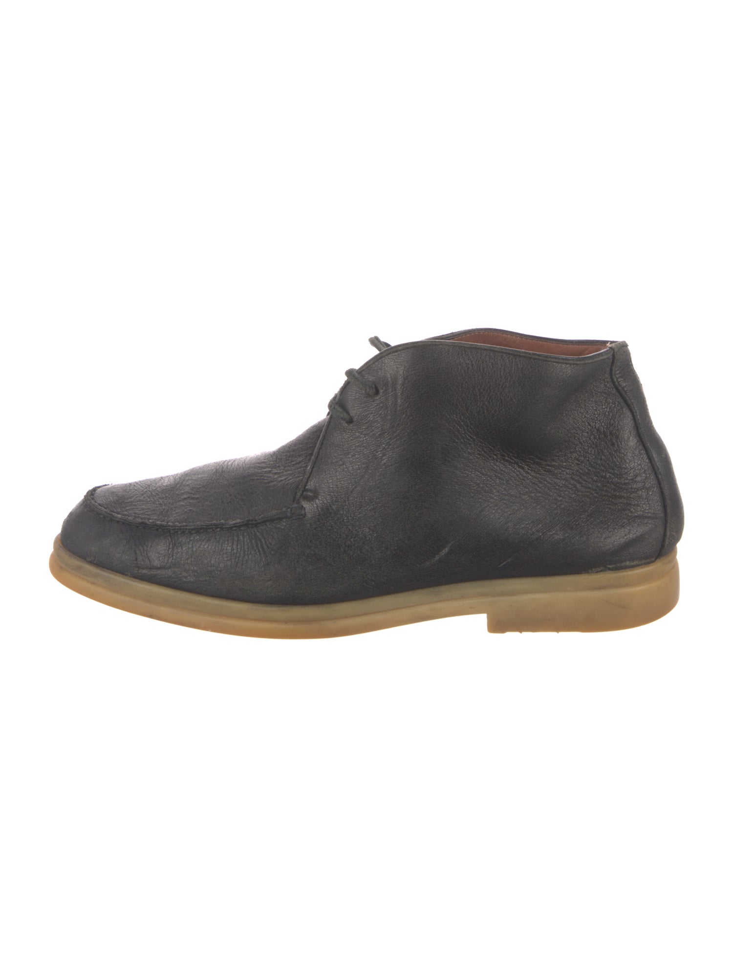 Loro Piana Leather Lace-Up Boots