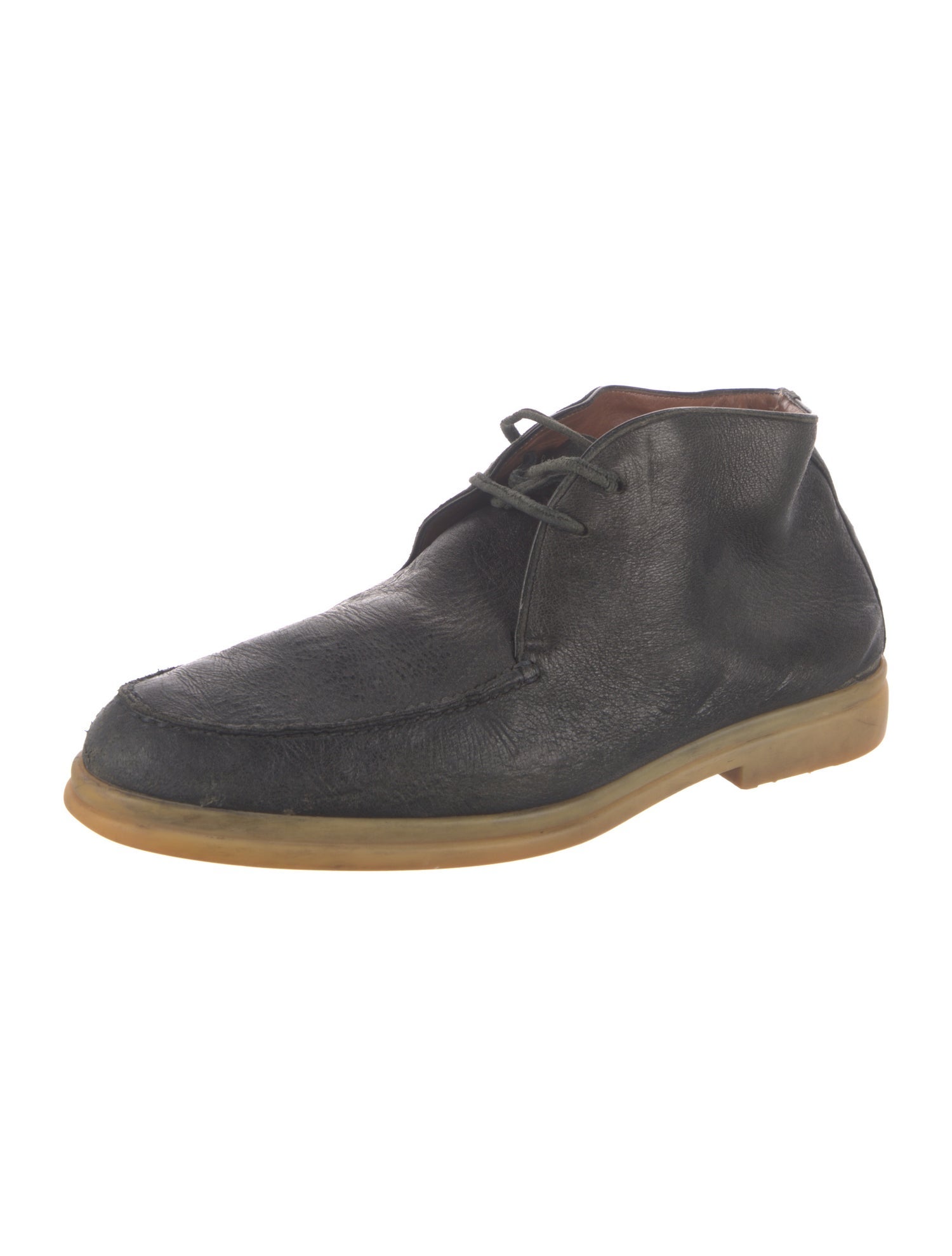 Loro Piana Leather Lace-Up Boots