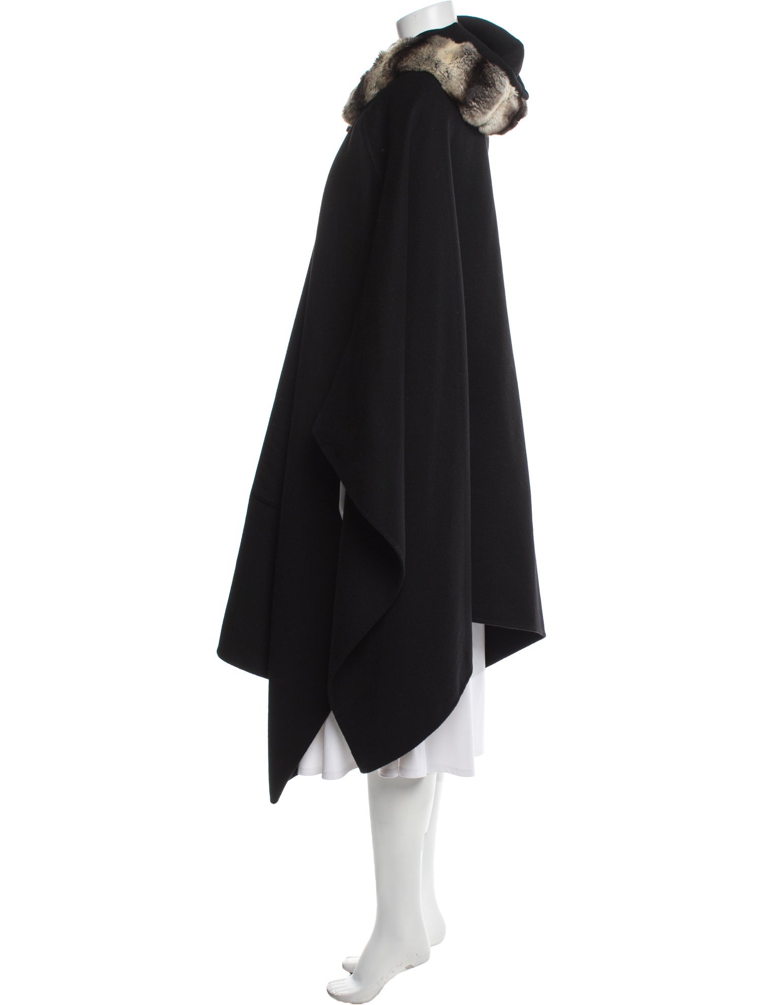 Loro Piana Wool Fur Coat