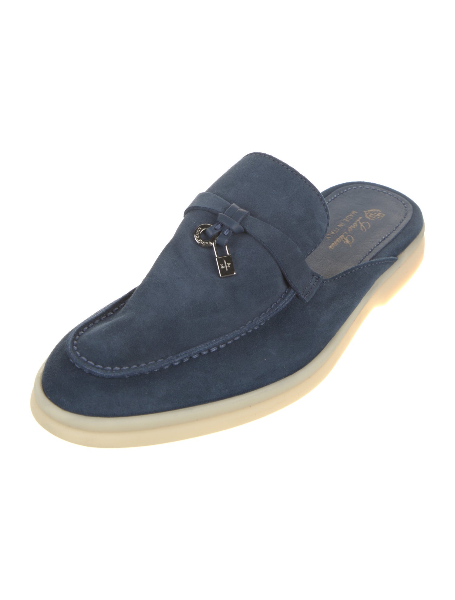 Loro Piana Summer Walk Charms Suede Mules w/ Tags