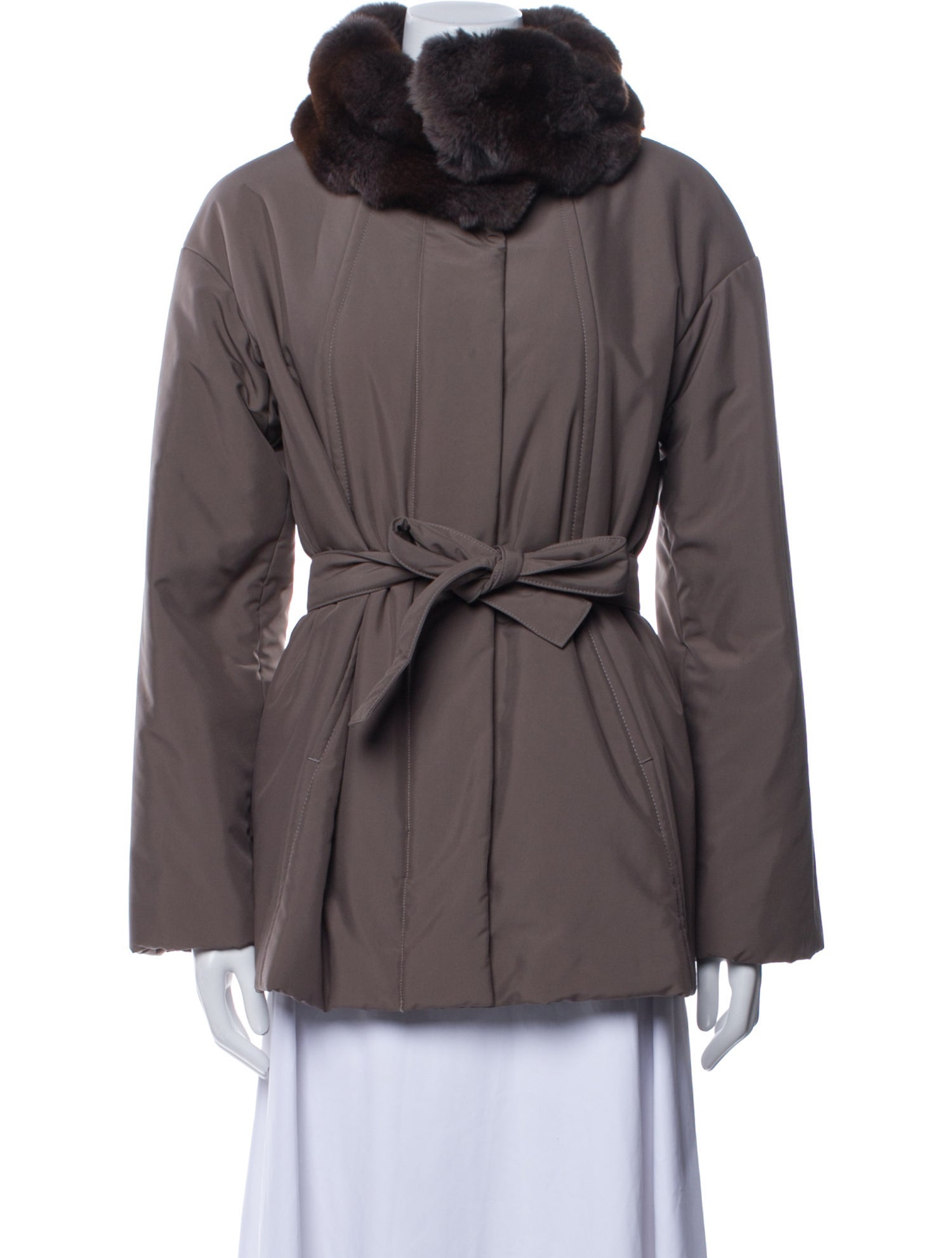 Loro Piana Chinchilla-Trimmed Jacket