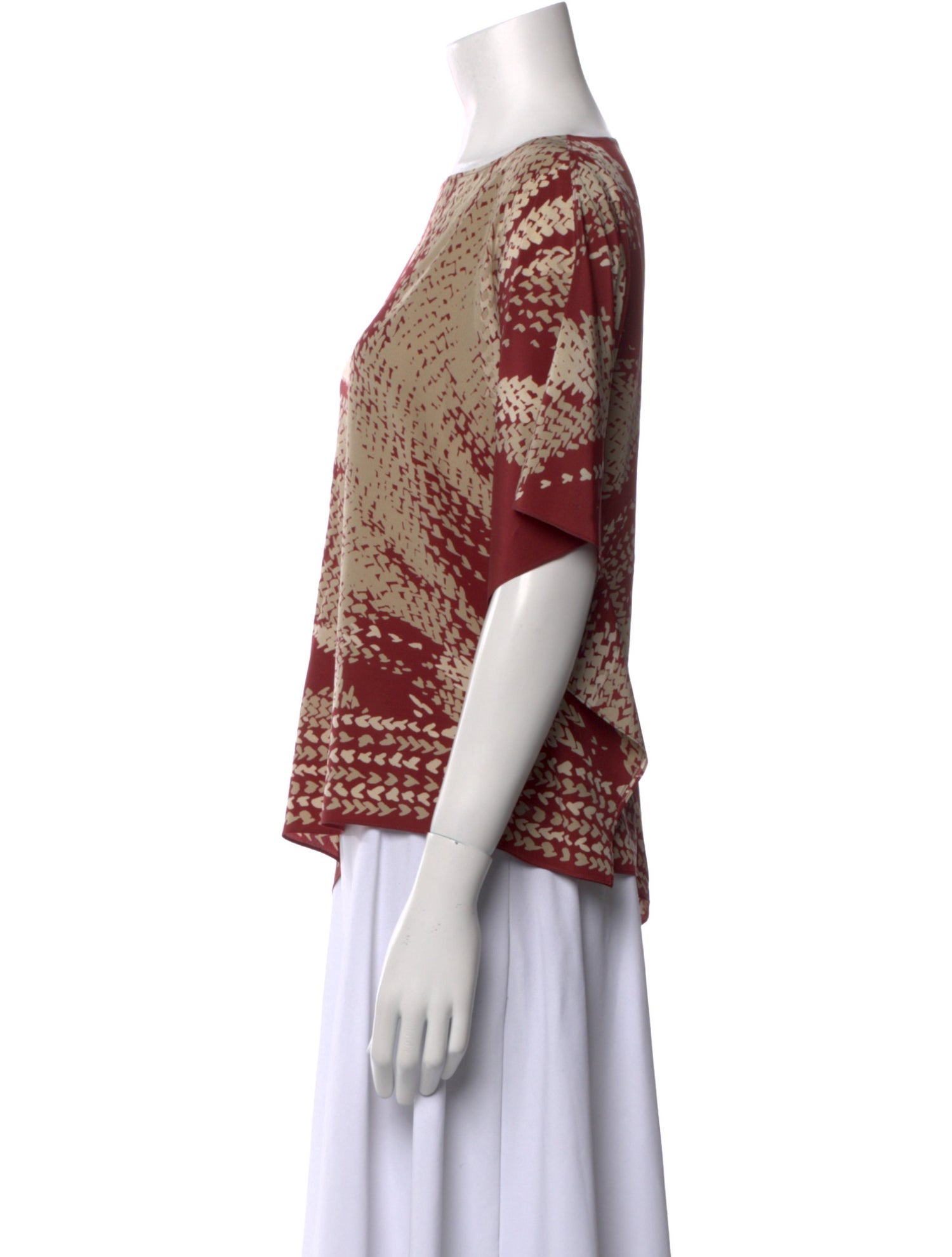 Loro Piana Silk Printed Top