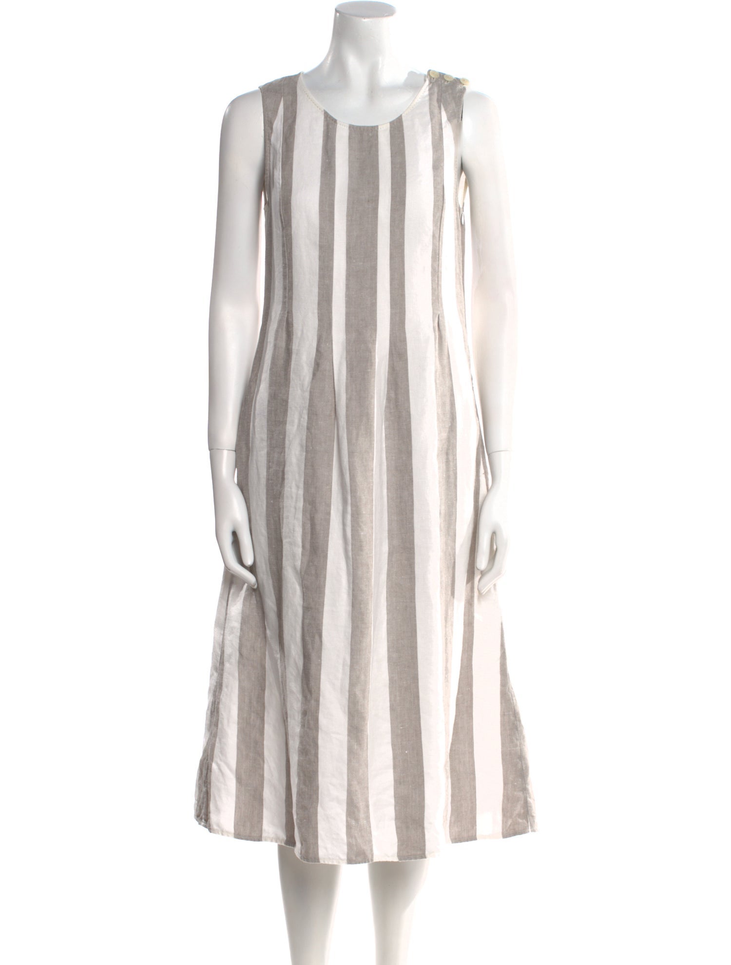 Loro Piana Linen Midi Length Dress