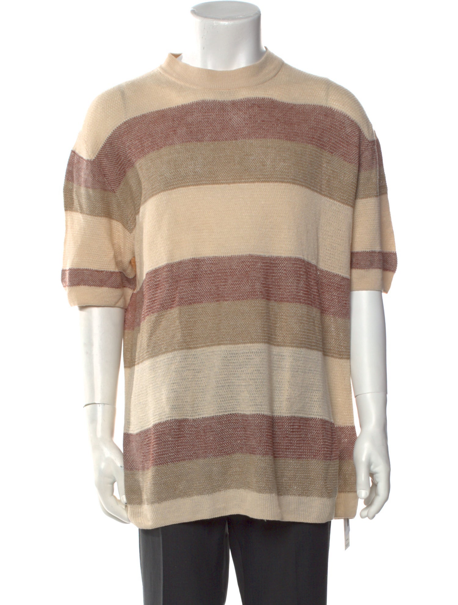 Loro Piana Linen Striped Pullover