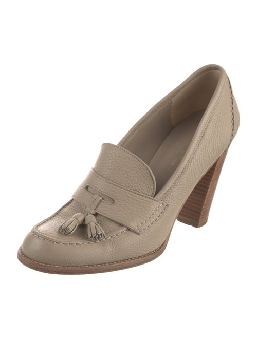 Loro Piana Leather Tassel Accents Pumps