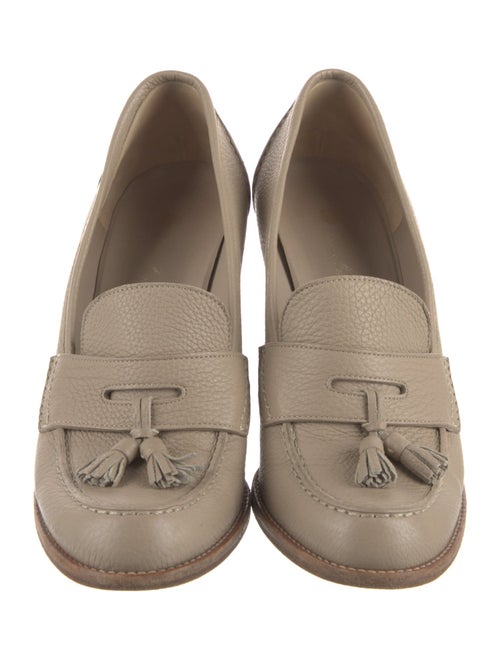 Loro Piana Leather Tassel Accents Pumps