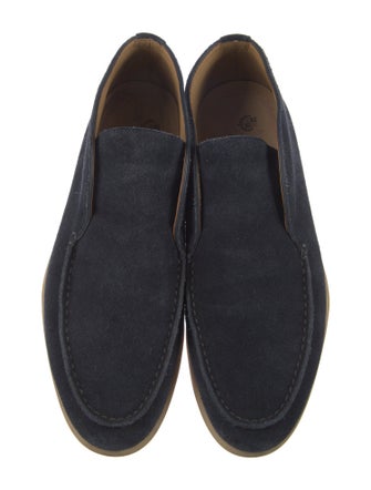 Loro Piana Open Walk Suede Loafers