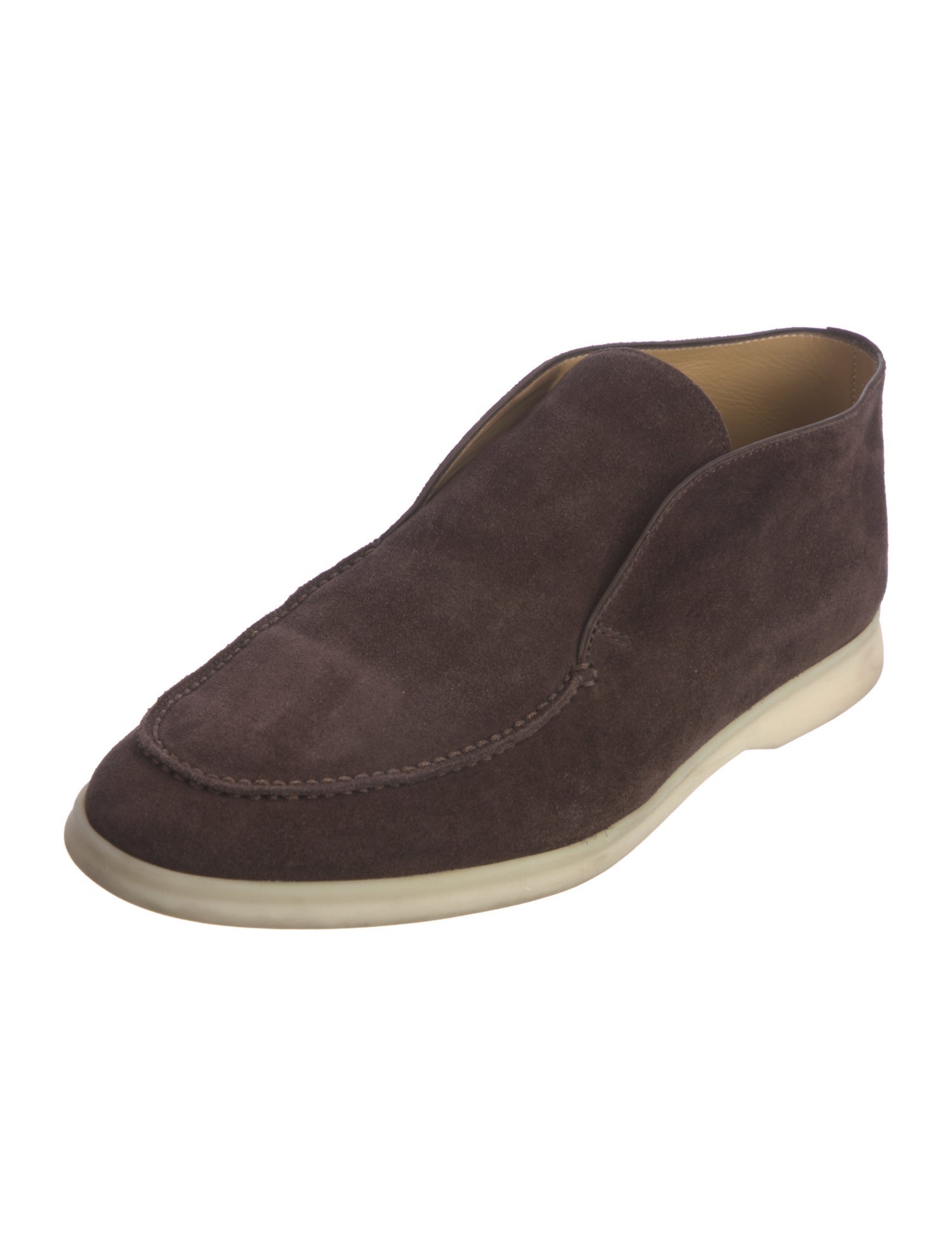 Loro Piana Open Walk Suede Loafers