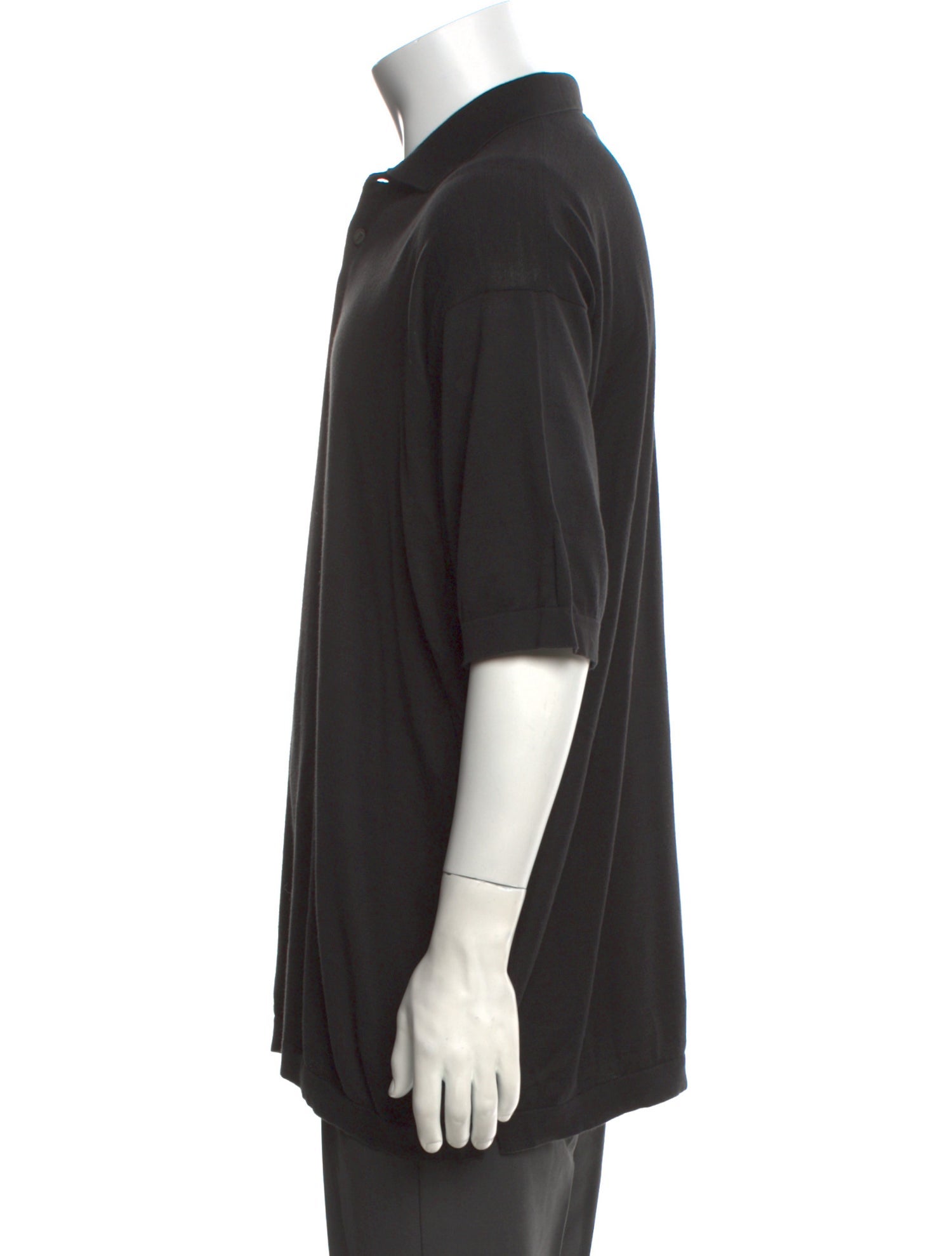 Loro Piana Collar Short Sleeve Polo Sweater