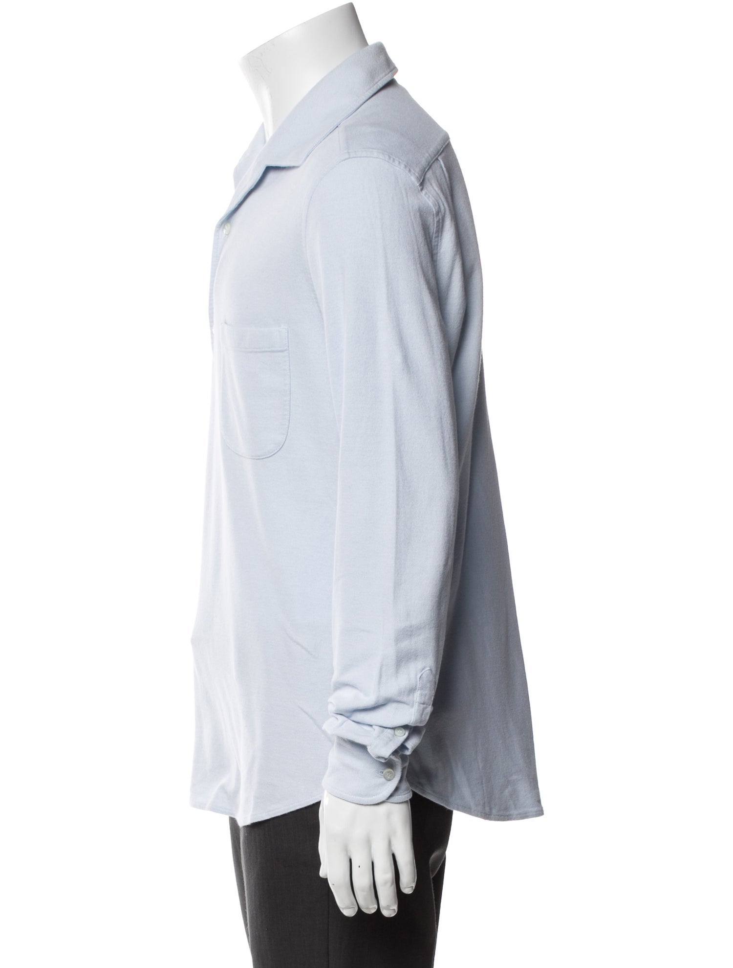 Loro Piana Collar Long Sleeve Polo Shirt