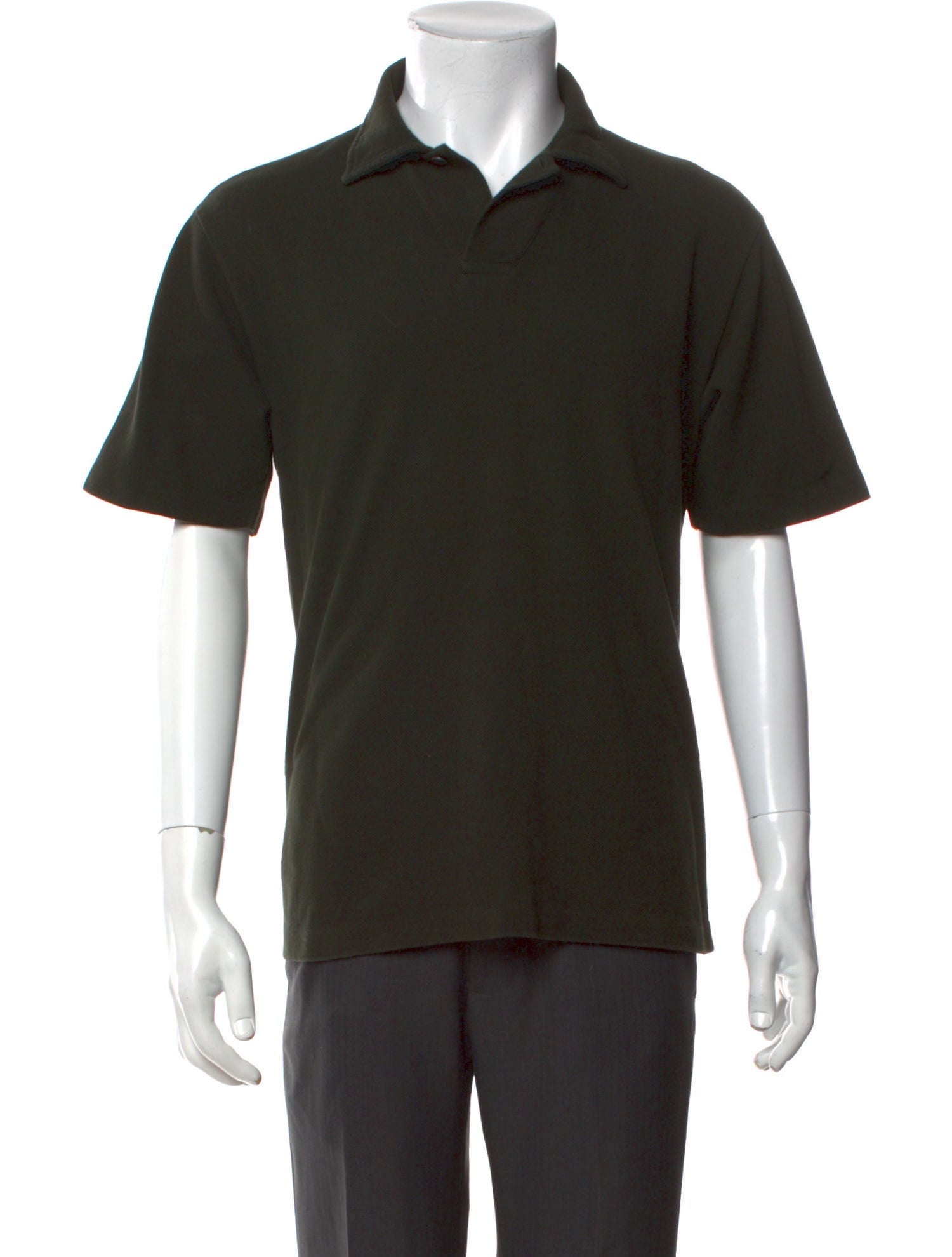 Loro Piana Collar Short Sleeve Polo Shirt