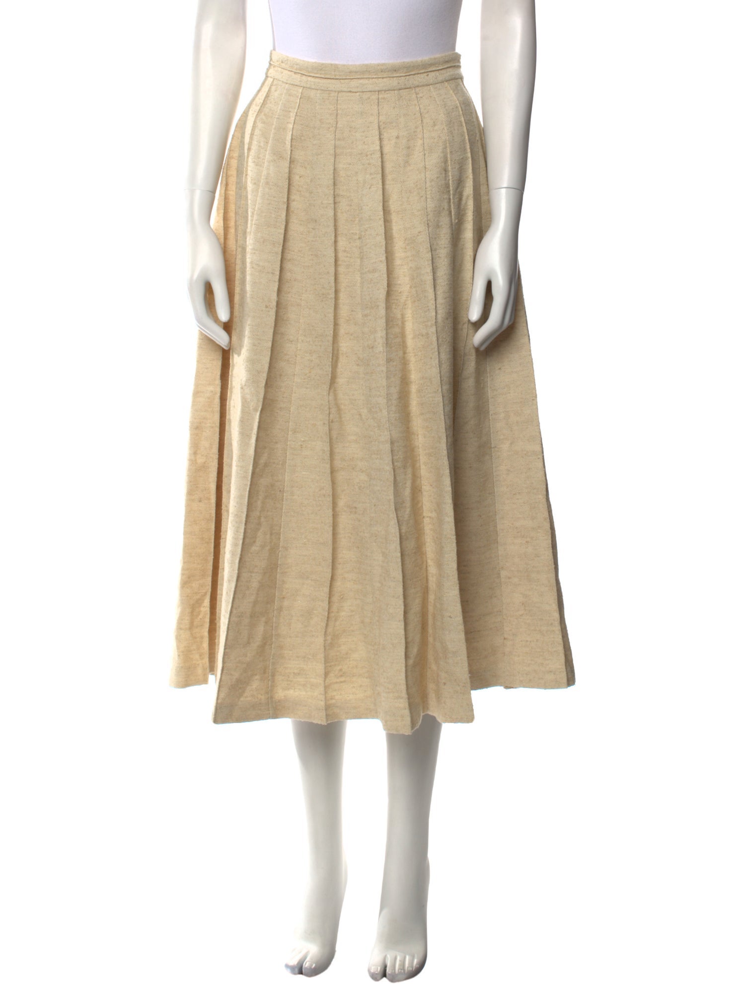 Loro Piana Virgin Wool Midi Length Skirt