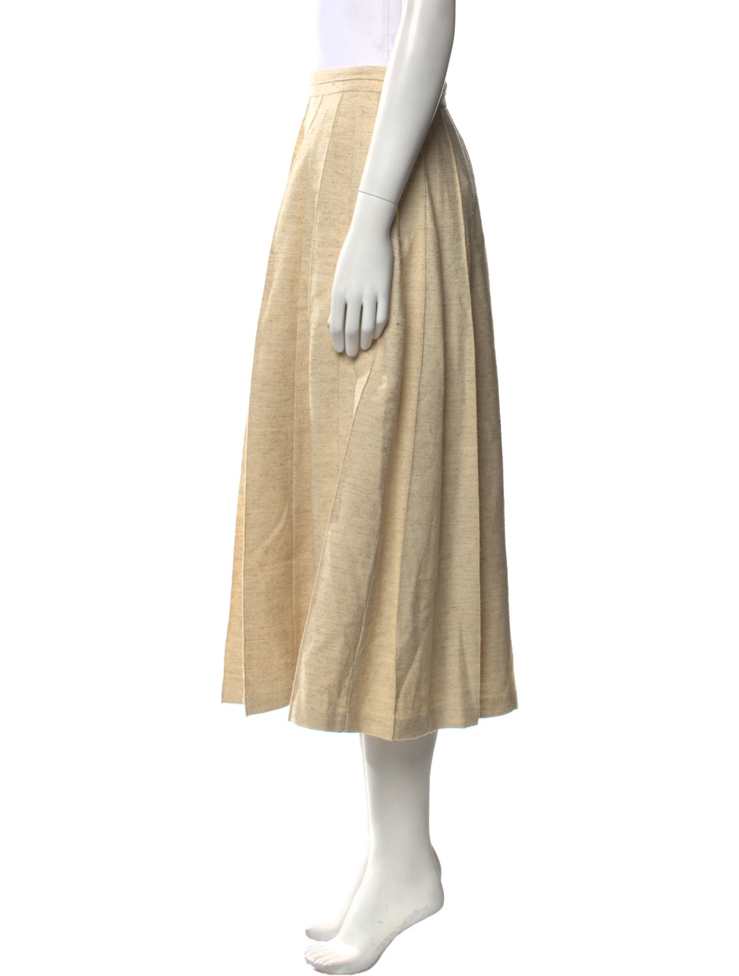 Loro Piana Virgin Wool Midi Length Skirt